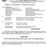 Linea 80 comm. 27.06